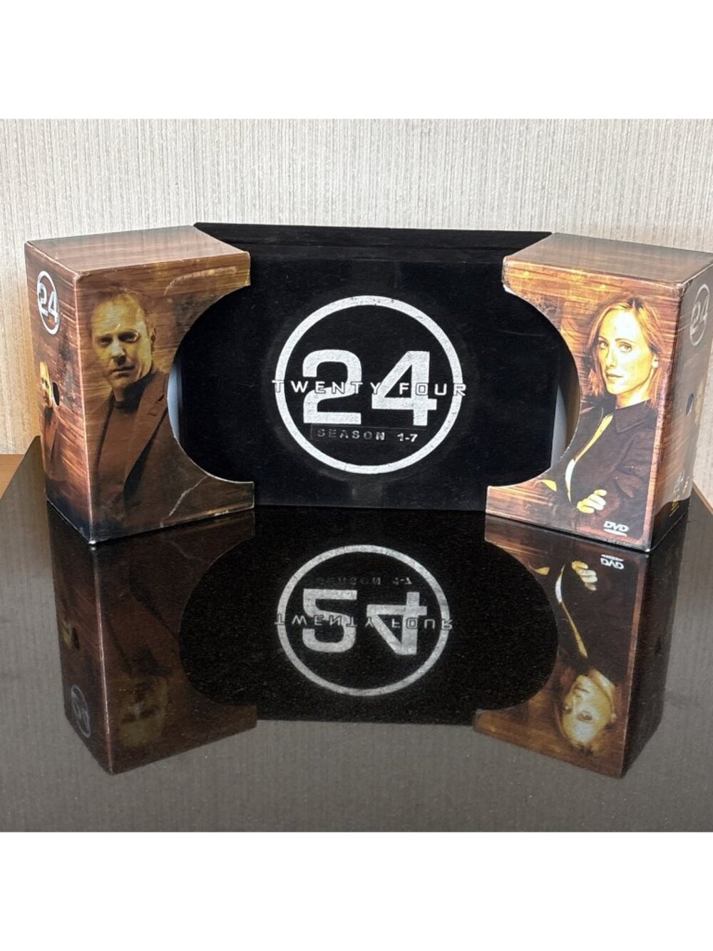 24 TV Series Seasons 1-7 DVD Boxed Set 44 Discs Incomplete Kiefer Sutherland